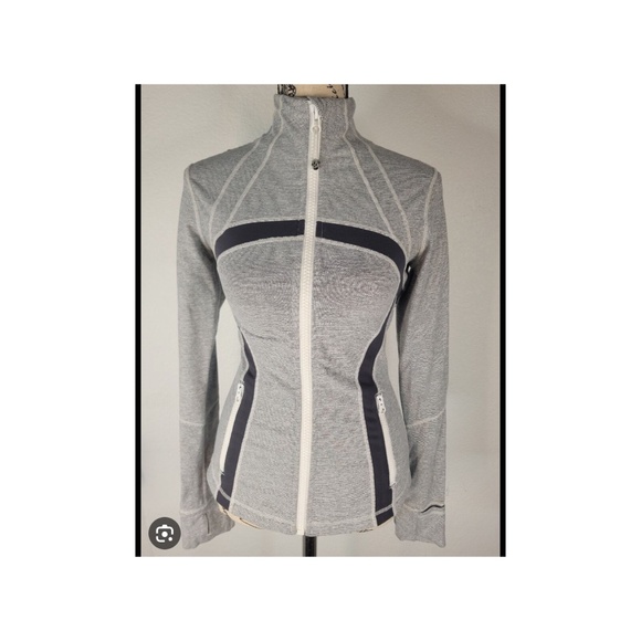 lululemon athletica Jackets & Blazers - RARE lululemon athletica define jacket heathered Coal wee stripe size 2